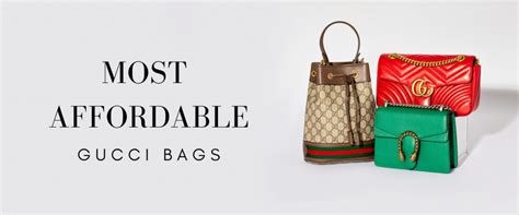 cheapest thing to buy from gucci|most affordable gucci bag.